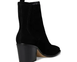 Cole Haan Janelle Chelsea Booties Black Suede Discount