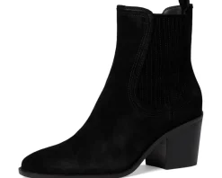 Cole Haan Janelle Chelsea Booties Black Suede Discount