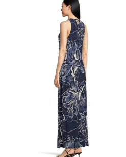 Women Tommy Bahama Jasmina Sapphire Sea Maxi Dress