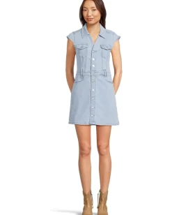 Paige Jaxsyn Denim Dress Jolene Pocket in Talya Outlet