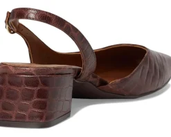 Naturalizer Jayla Cappuccino Croco Leather Outlet