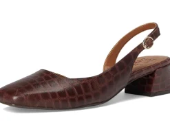 Naturalizer Jayla Cappuccino Croco Leather Outlet