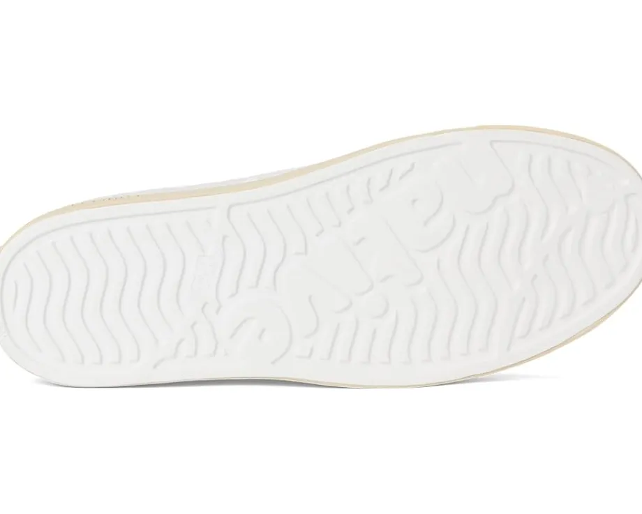 Native Shoes Jefferson Wanderfoam Block Shell White/ Bone White/ Popsicle Palm Block