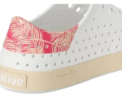 Native Shoes Jefferson Wanderfoam Block Shell White/ Bone White/ Popsicle Palm Block