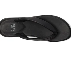 Eileen Fisher Jelly Thong Black Hot