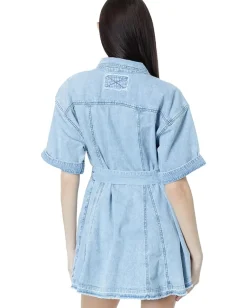 Women Free People Jenny Denim Tunic
