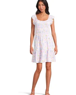 Lilly Pulitzer Jilly Smocked Dress Multi Summer Serenade Online