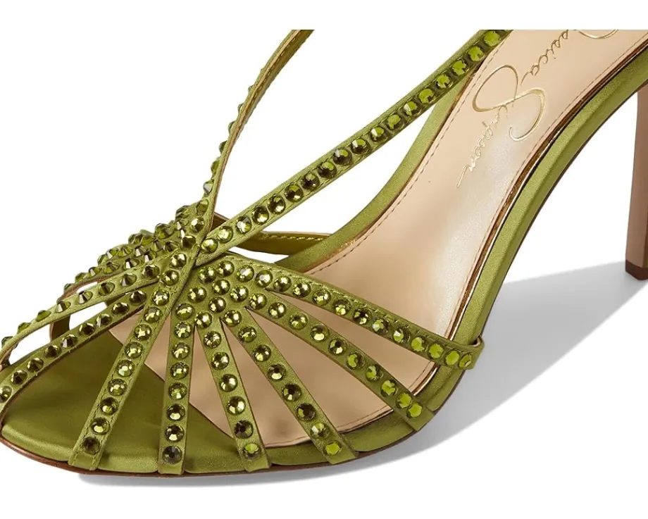 Jessica Simpson Jittale Embellished High Heel Sandals Botanical Green Outlet