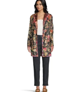 Johnny Was Joan Midi Sherpa Jacket (Reversible) Rolanda