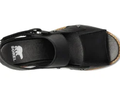 SOREL Joanie™ Iv Sandals Wedge Black/Black Best