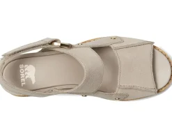 SOREL Joanie™ Iv Sandals Wedge Crushed Clay/Gum Clearance