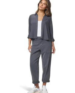 Splendid Joanne Blouse Ice Navy Clearance