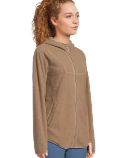 Women Craft Join Pile Fleece Fullzip Hood