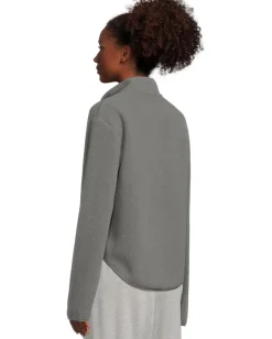 Craft Join Pile Fleece Halfzip Leaf New