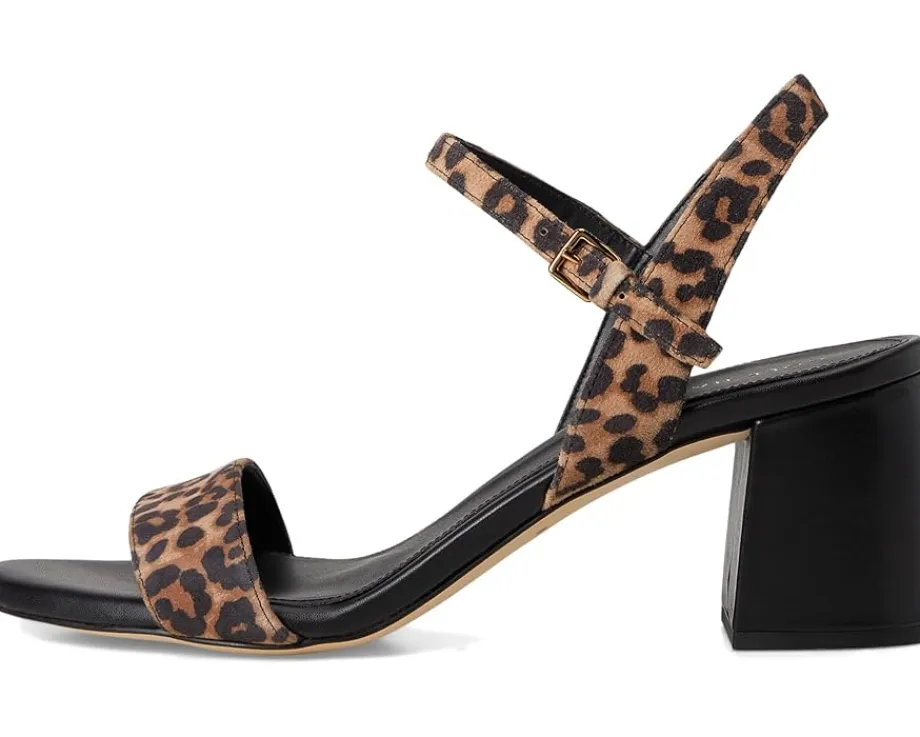 Cole Haan Josie Block Heel Sandals (65mm) Leopard Print Suede Hot
