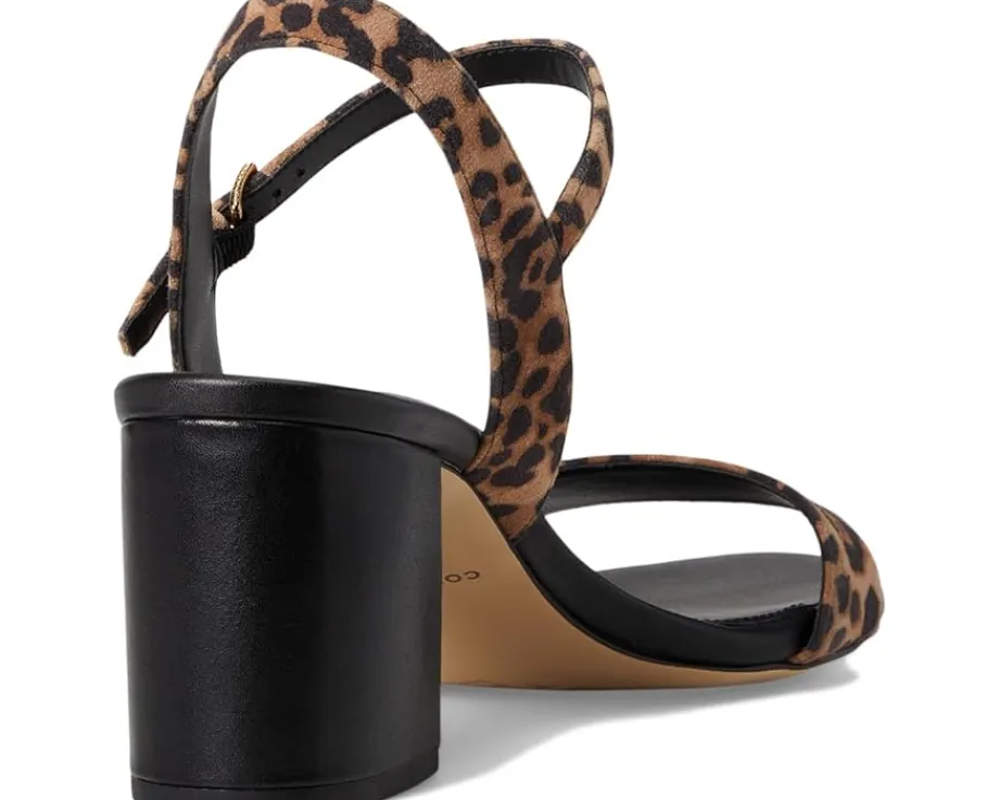 Cole Haan Josie Block Heel Sandals (65mm) Leopard Print Suede Hot