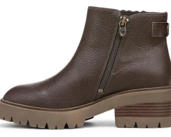 Blowfish Malibu Joy Booties Dark Brown Faux Leather Online