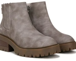 Blowfish Malibu Joy Booties Grey Faux Nubuck Clearance