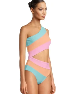 Beach Riot Joyce One-Piece Crush Color-Block Clearance