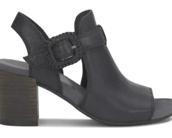 Lucky Brand Juliane Cutout Heeled Sandal Black Hot