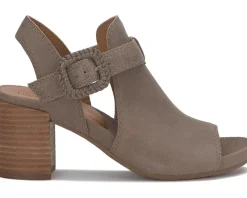 Women Lucky Brand Juliane Cutout Heeled Sandal