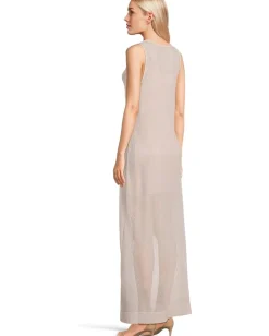 Michael Stars Julianna Maxi Dress Cement Hot