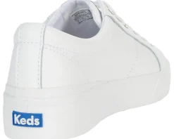 Keds Jump Kick Duo Lace Up White/Gold Best