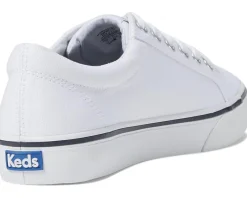 Keds Jump Kick Lace Up White/Navy Stripe Discount