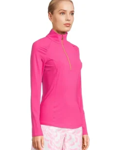 Women Lilly Pulitzer Justine Half Zip Upf 50+