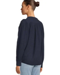 Michael Stars Kacey Peasant Top Nocturnal Best