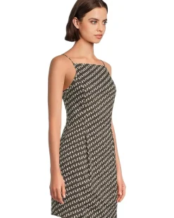 Madewell Kaddy Dress - Linen Stretch Modal Soft Charcoal Best