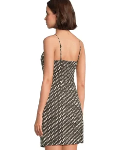 Madewell Kaddy Dress - Linen Stretch Modal Soft Charcoal Best