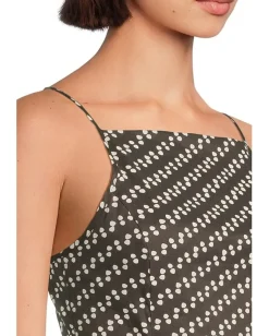 Madewell Kaddy Dress - Linen Stretch Modal Soft Charcoal Best