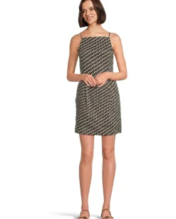 Madewell Kaddy Dress - Linen Stretch Modal Soft Charcoal Best