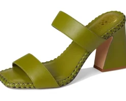 Women Vince Camuto Kaden Stitched Block Heel Mule Sandals