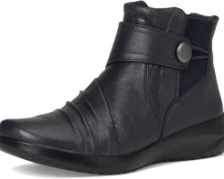 Clarks Kaetlyn Sara Navy Leather Sale