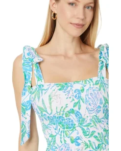 Women Lilly Pulitzer Kailua Smocked Maxi Dress