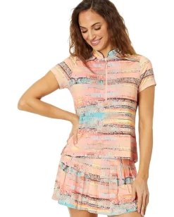 Women Jamie Sadock Kaleidoscope Short Sleeve Top