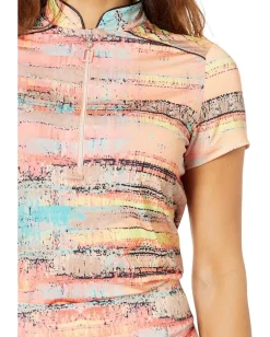 Women Jamie Sadock Kaleidoscope Short Sleeve Top
