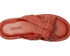 Schutz Kali Flat Sunset Ochre Discount