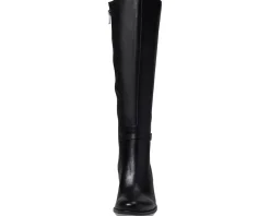 Naturalizer Kalina Wide Shaft Black Leather Hot