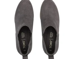 TOMS Kallie - Wide Pavement Grey Suede Outlet