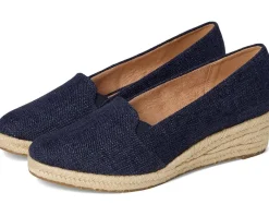 LifeStride Kamilla Espadrille Shoes Lux Navy Linen Hot