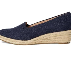 LifeStride Kamilla Espadrille Shoes Lux Navy Linen Hot