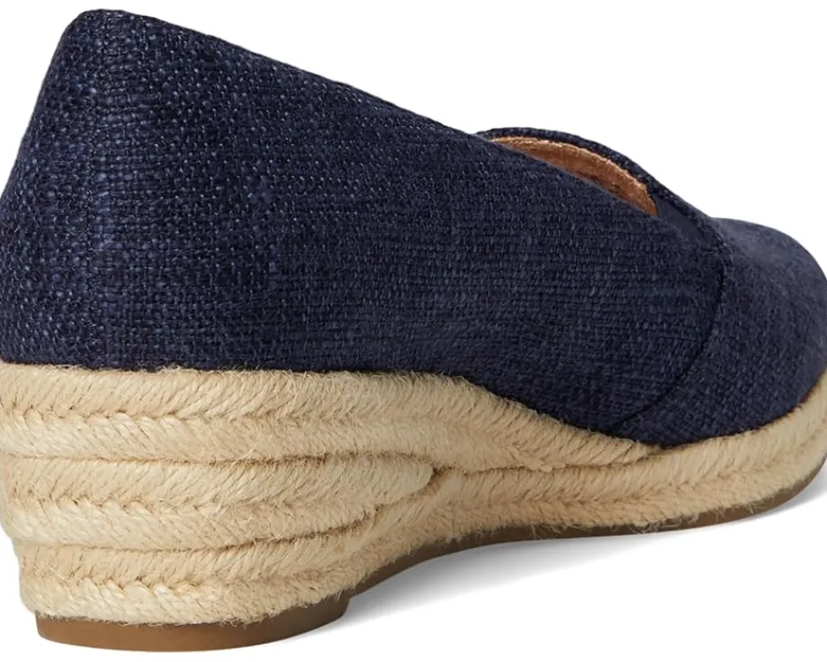 LifeStride Kamilla Espadrille Shoes Lux Navy Linen Hot