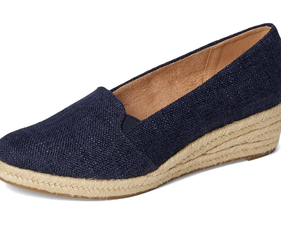 LifeStride Kamilla Espadrille Shoes Lux Navy Linen Hot