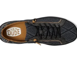 Hey Dude Karina Textured Boho Black Hot