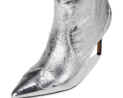 Dolce Vita Kasedy Silver Distressed Leather New