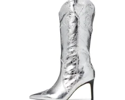 Dolce Vita Kasedy Silver Distressed Leather New