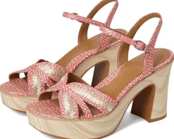 Naturalizer Katalina Pink Weave Fabric Outlet